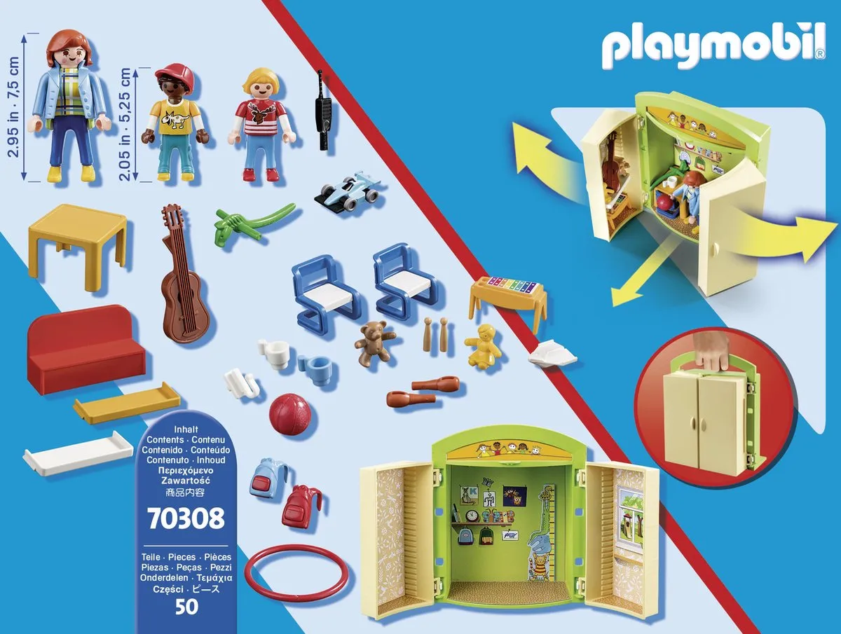Playmobil City Life Speelbox Kinderdagverblijf 70308 - Multicolor - afbeelding 6 van 6