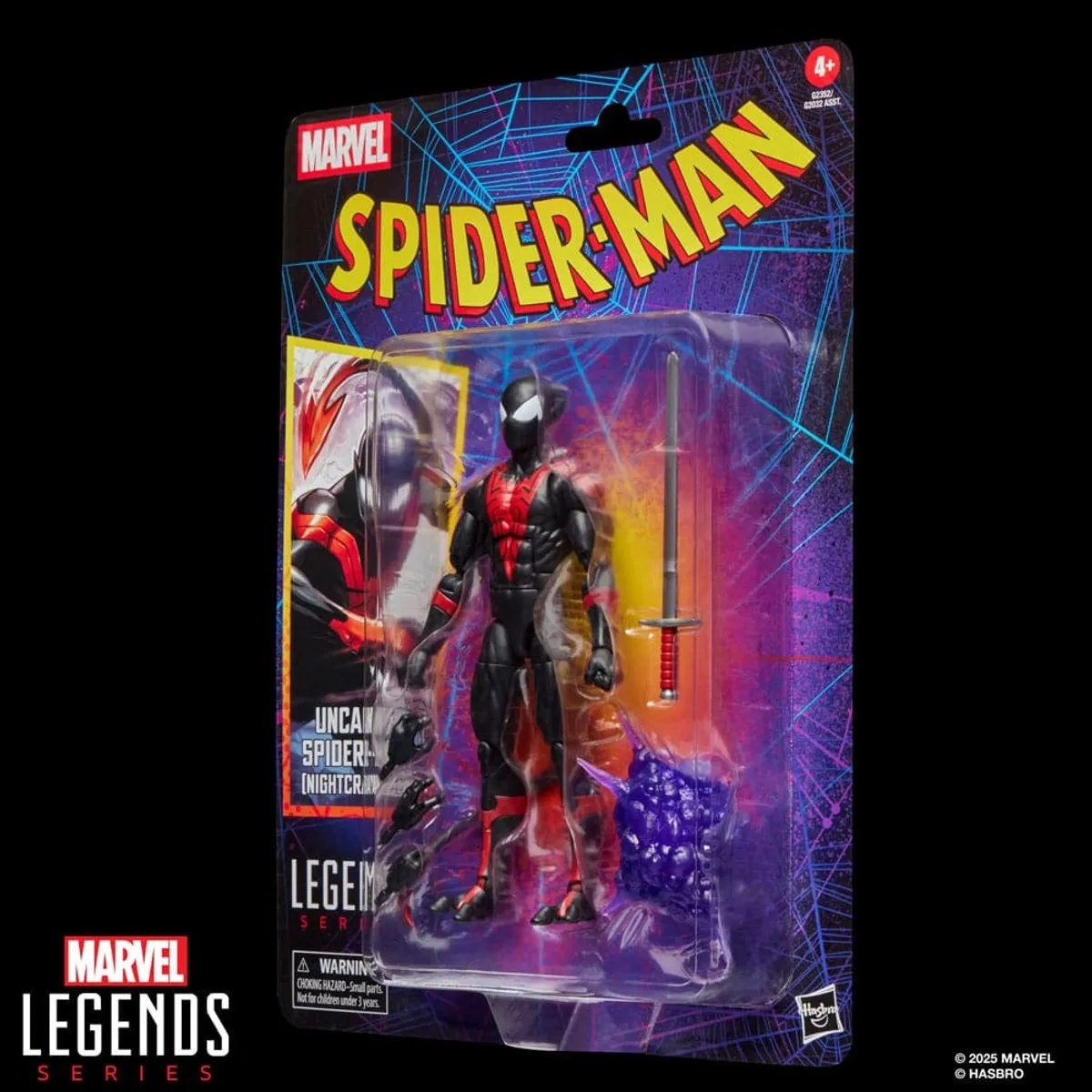 Hasbro Spider-Man Marvel Legends Retro Action Figure - Uncanny Spider-Man (Nightcrawler) 15cm - Multi