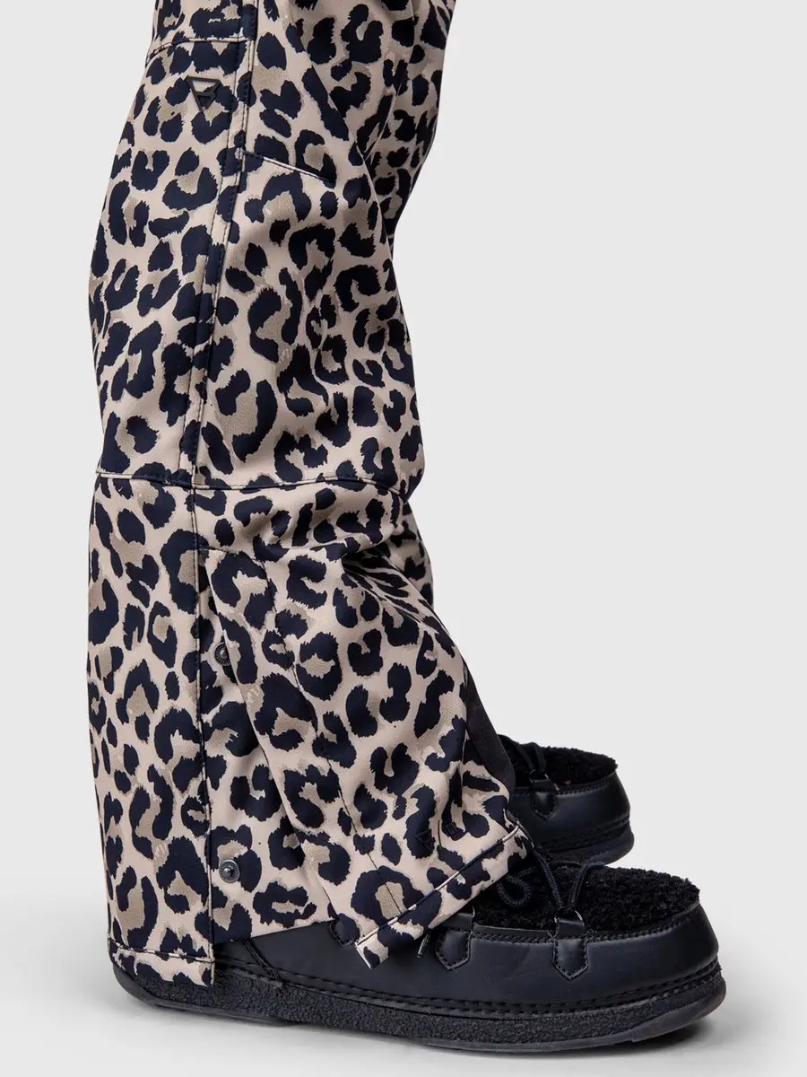 Brunotti Coldlaky-Print Softshell Ski Broek Meisjes 176 - Wild Thing Fungi