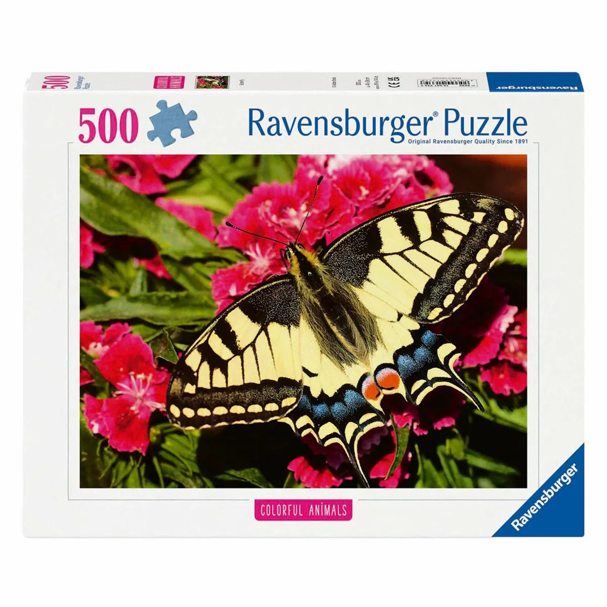 Ravensburger Butterfly Puzzel 500 Stuks - Meerkleurig
