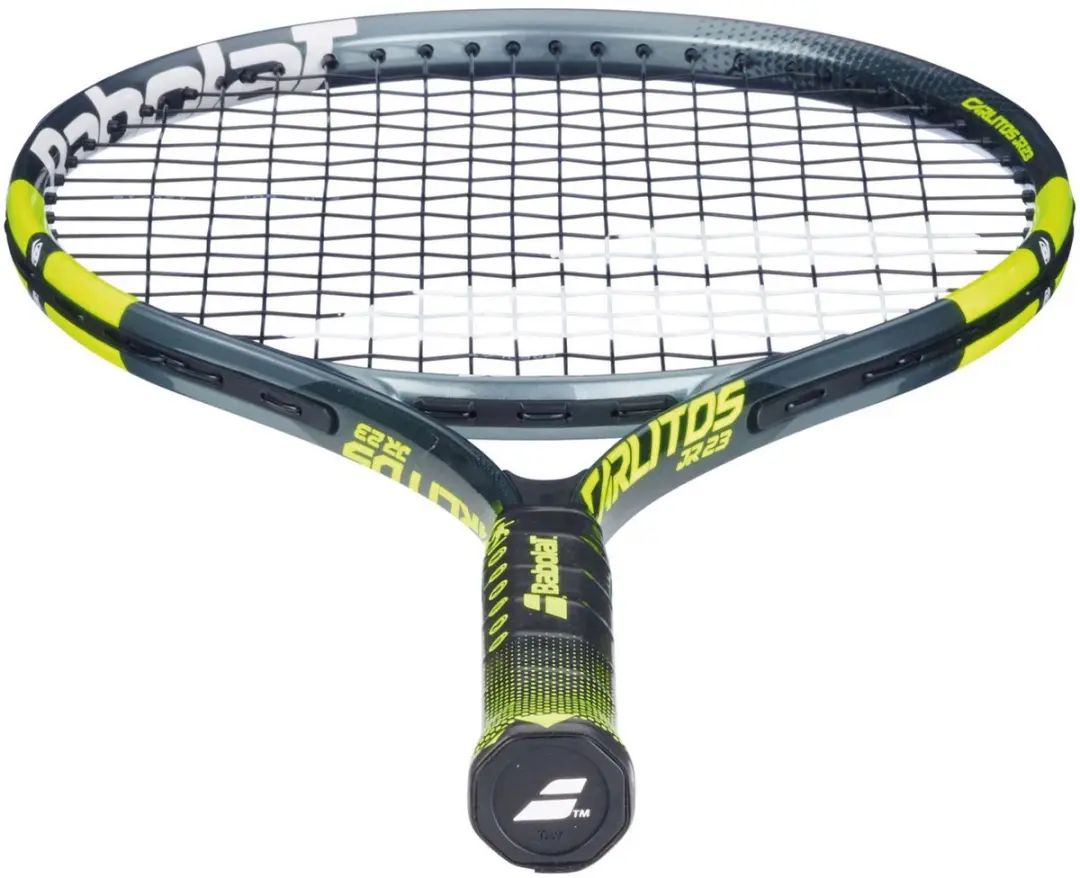 Babolat Carlitos Junior 23 Tennisracket - Grijs/Geel - afbeelding 3 van 6