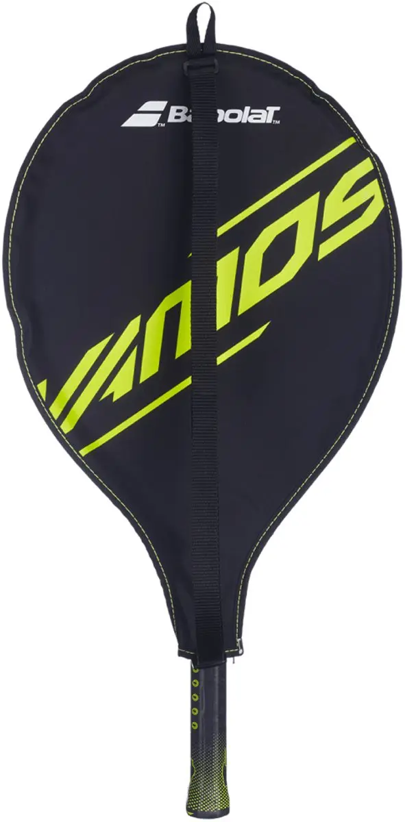 Babolat Carlitos Junior 23 Tennisracket - Grijs/Geel - afbeelding 2 van 6