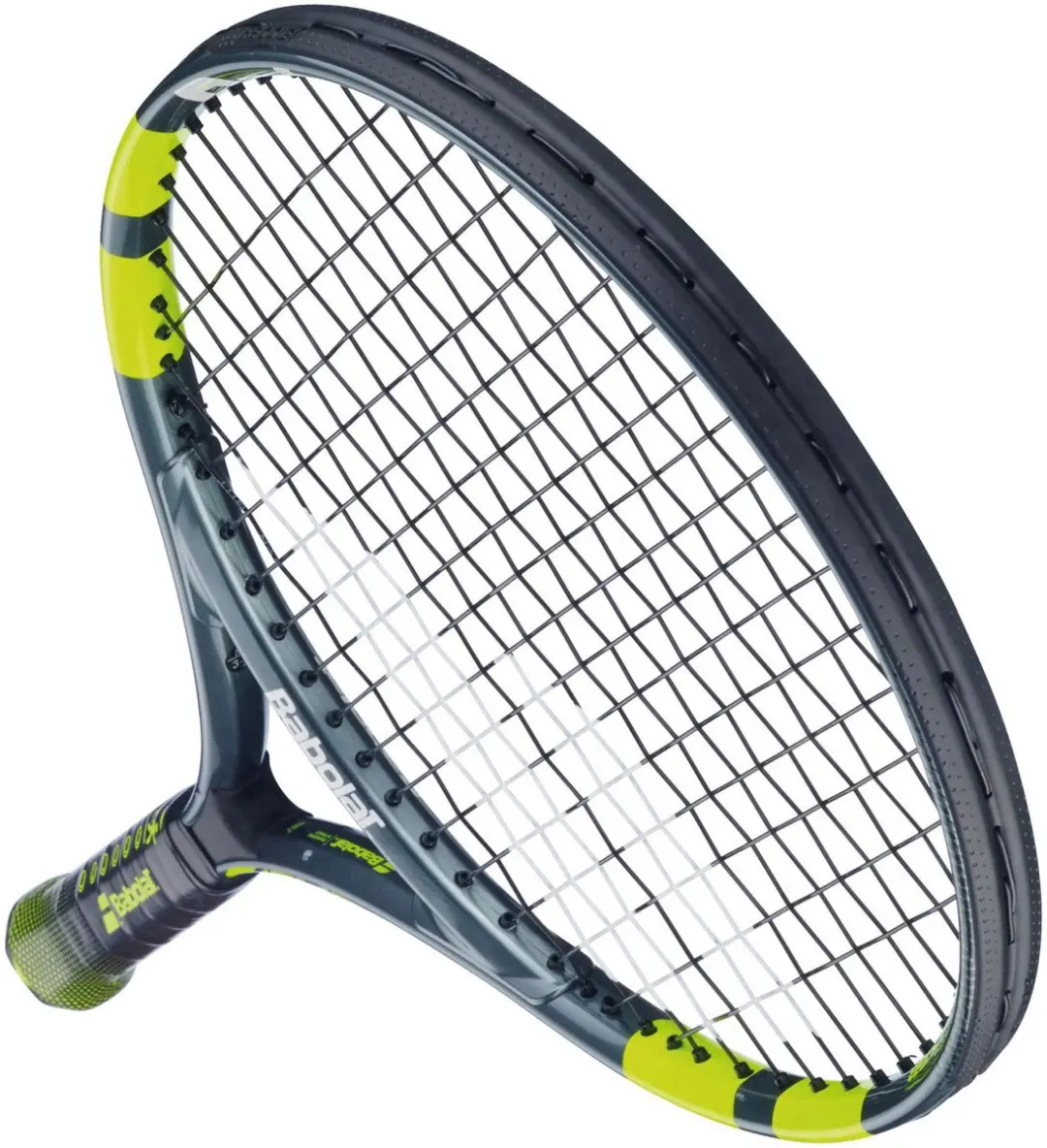 Babolat Carlitos Junior 23 Tennisracket - Grijs/Geel - afbeelding 5 van 6