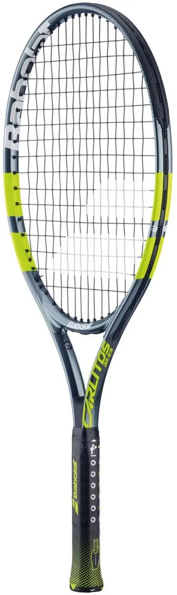 Babolat Carlitos Junior 23 Tennisracket - Grijs/Geel - afbeelding 6 van 6