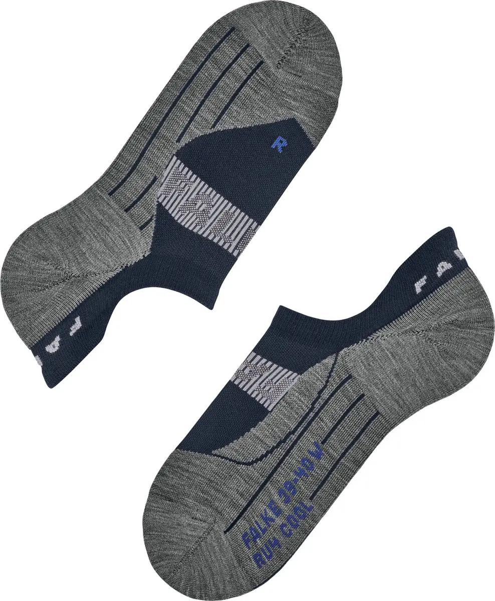 Falke RU4 Endurance Cool Invisible Hardloopsokken - Maat 44-45 - Blauw