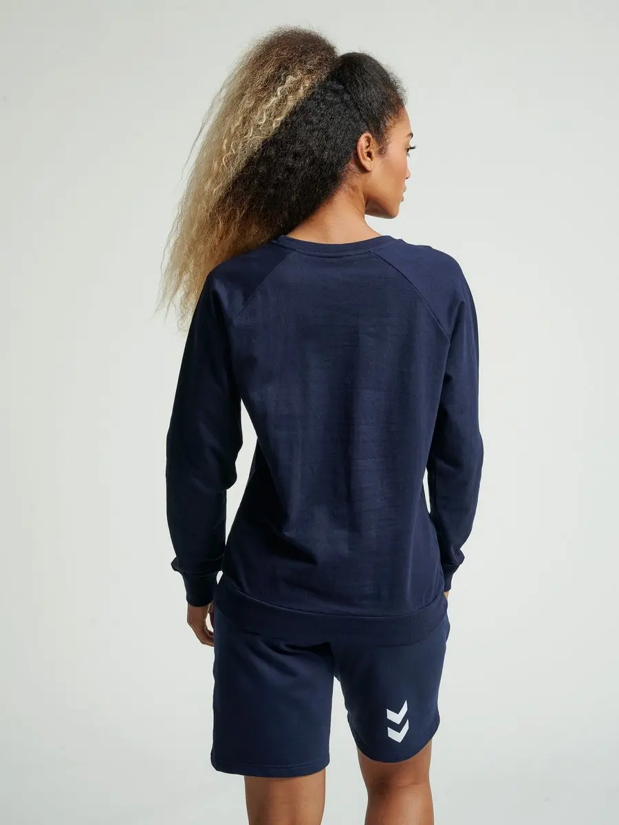 Hummel Go Cotton Logo Sweat Dames navy XS - afbeelding 3 van 6