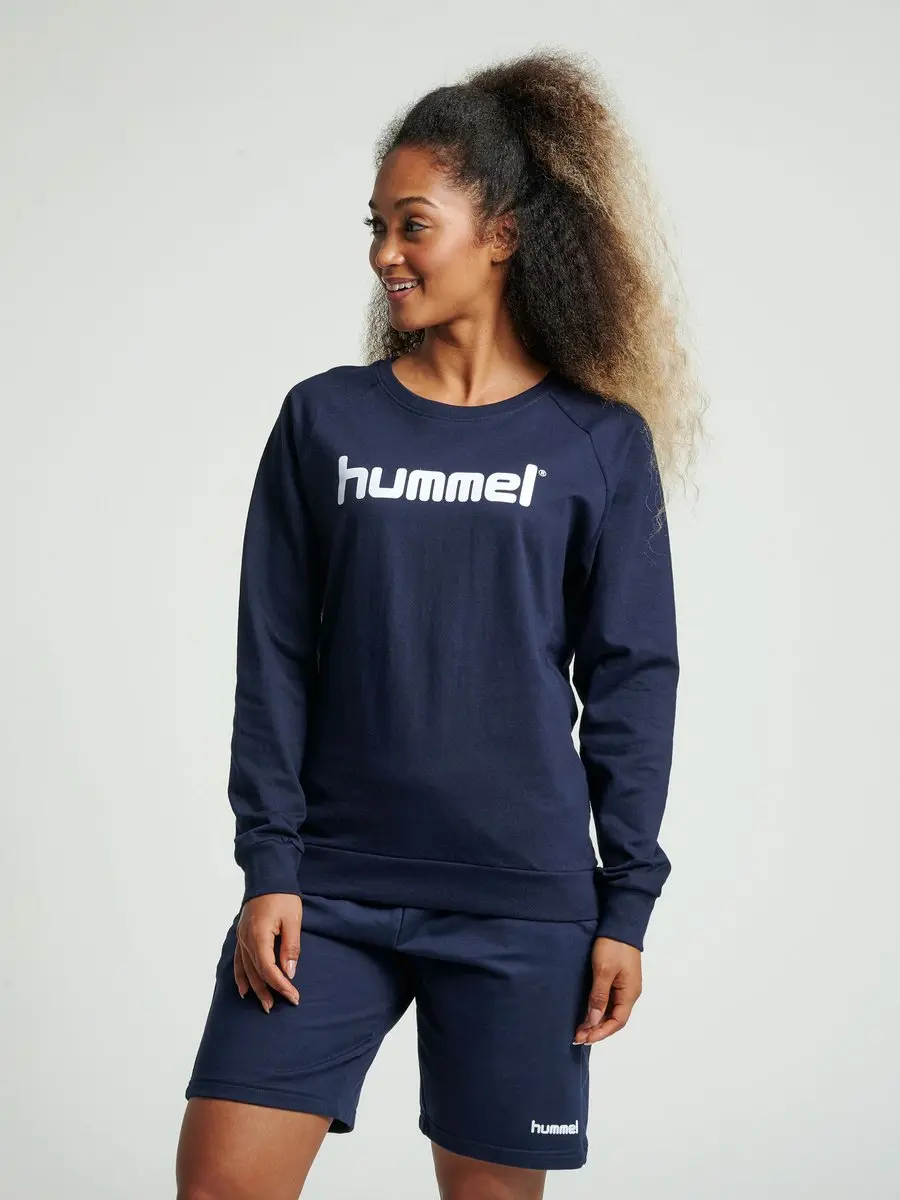 Hummel Go Cotton Logo Sweat Dames navy XS