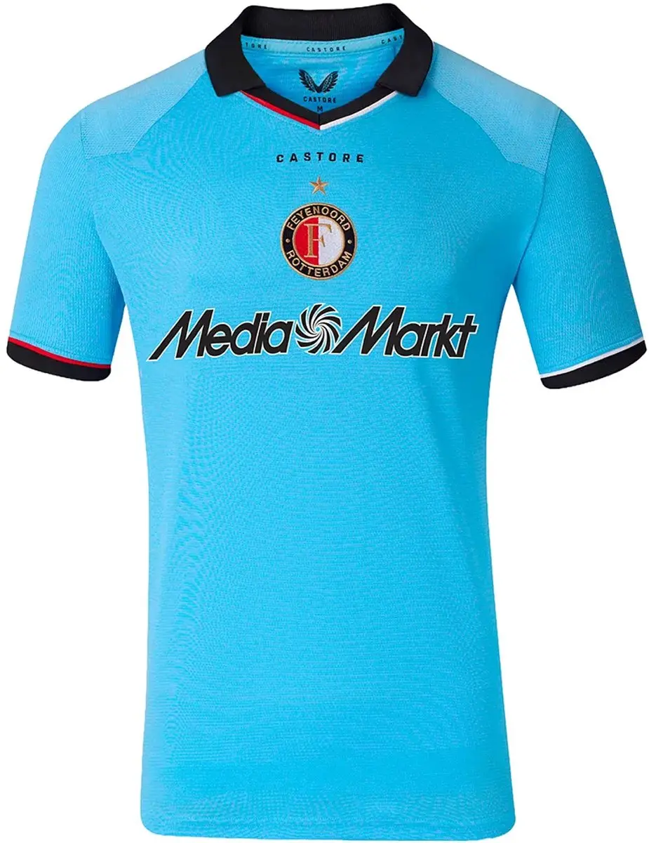 Castore Feyenoord 26/27 Weg T-shirt Met Korte Mouwen Blauw L Man