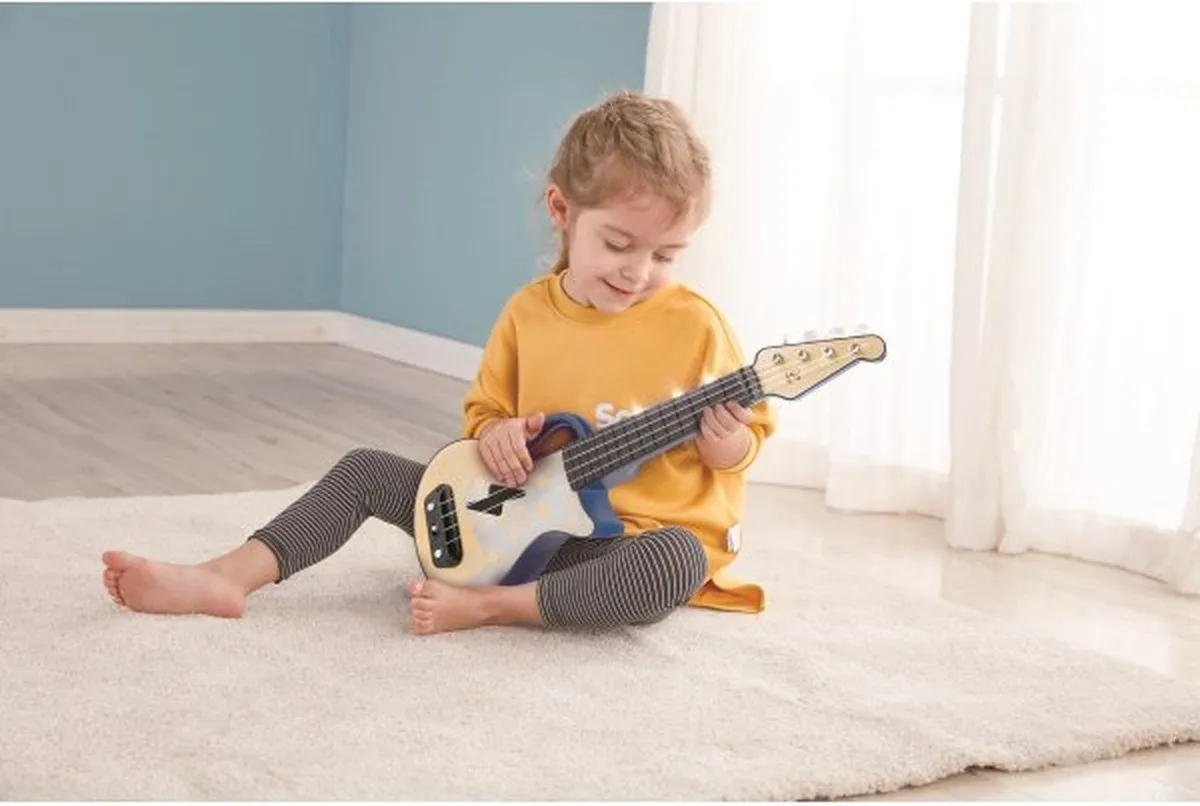 Hape Ukelele met Lichtjes - Blauw