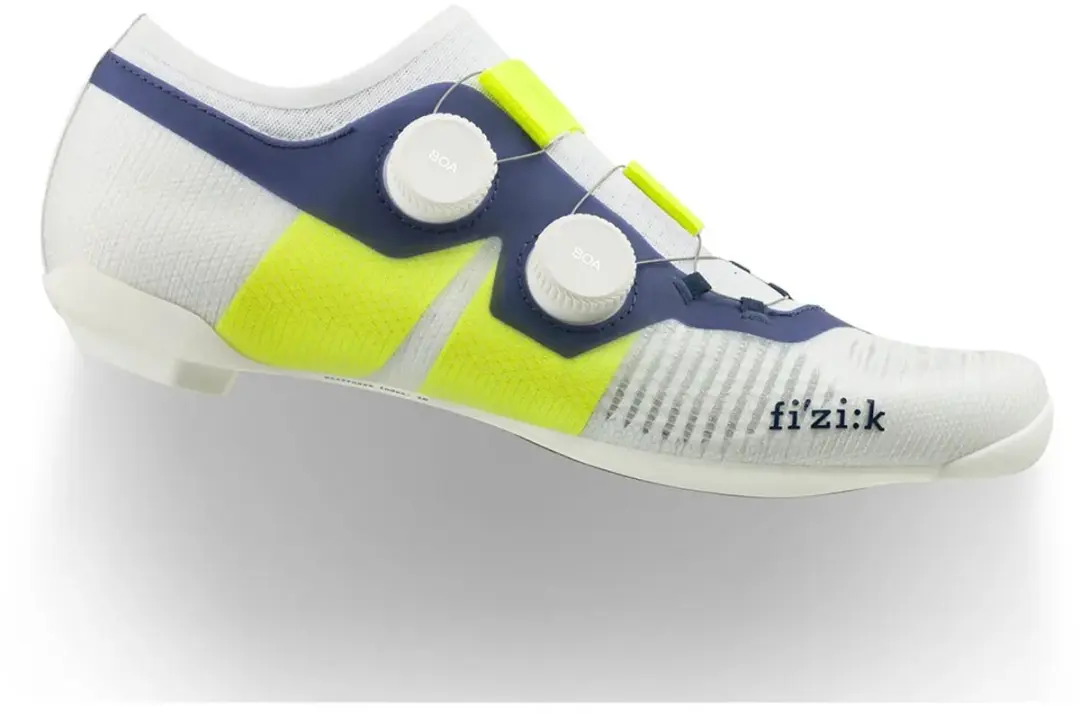 Fizik Vento Vega Carbon Raceschoenen 46 - Wit/Acid Yellow - afbeelding 6 van 6