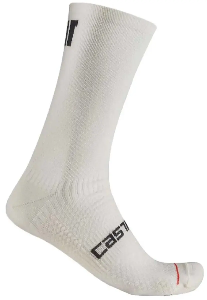 Castelli Como 20 Thermal Sokken - Wit EU 35-39
