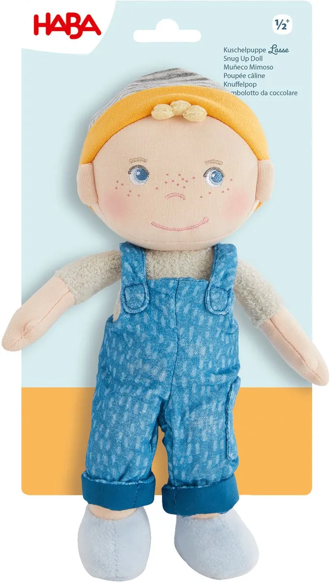 Haba Knuffelpop Lasse 25cm Multicolor