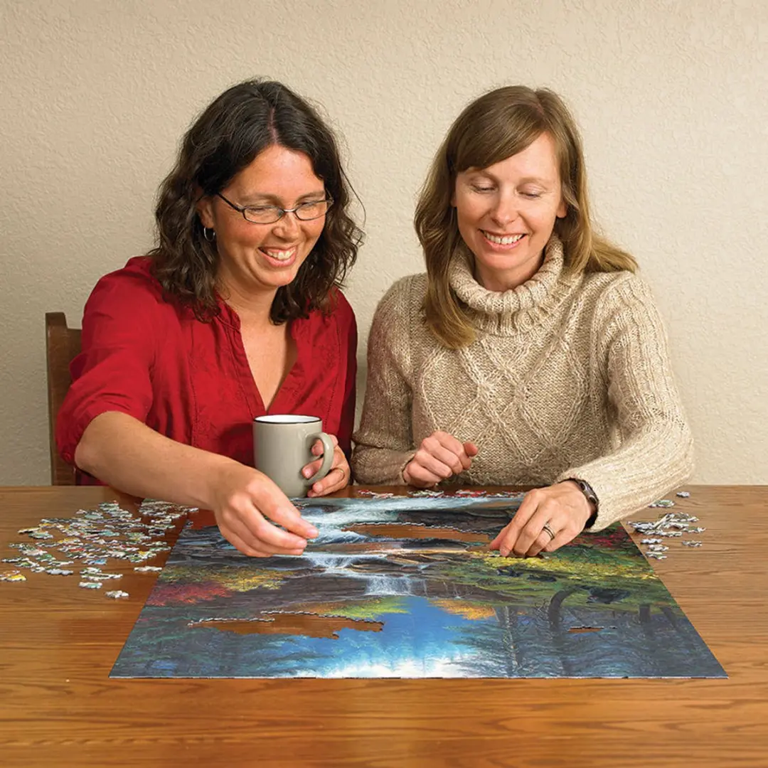 Cobble Hill Bergwaterval Puzzel 1000 Stuks - Meerkleurig - afbeelding 5 van 5