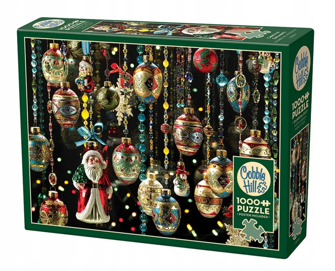Cobble Hill Kerstpuzzel 1000 Stuks - Multicolor - afbeelding 2 van 5