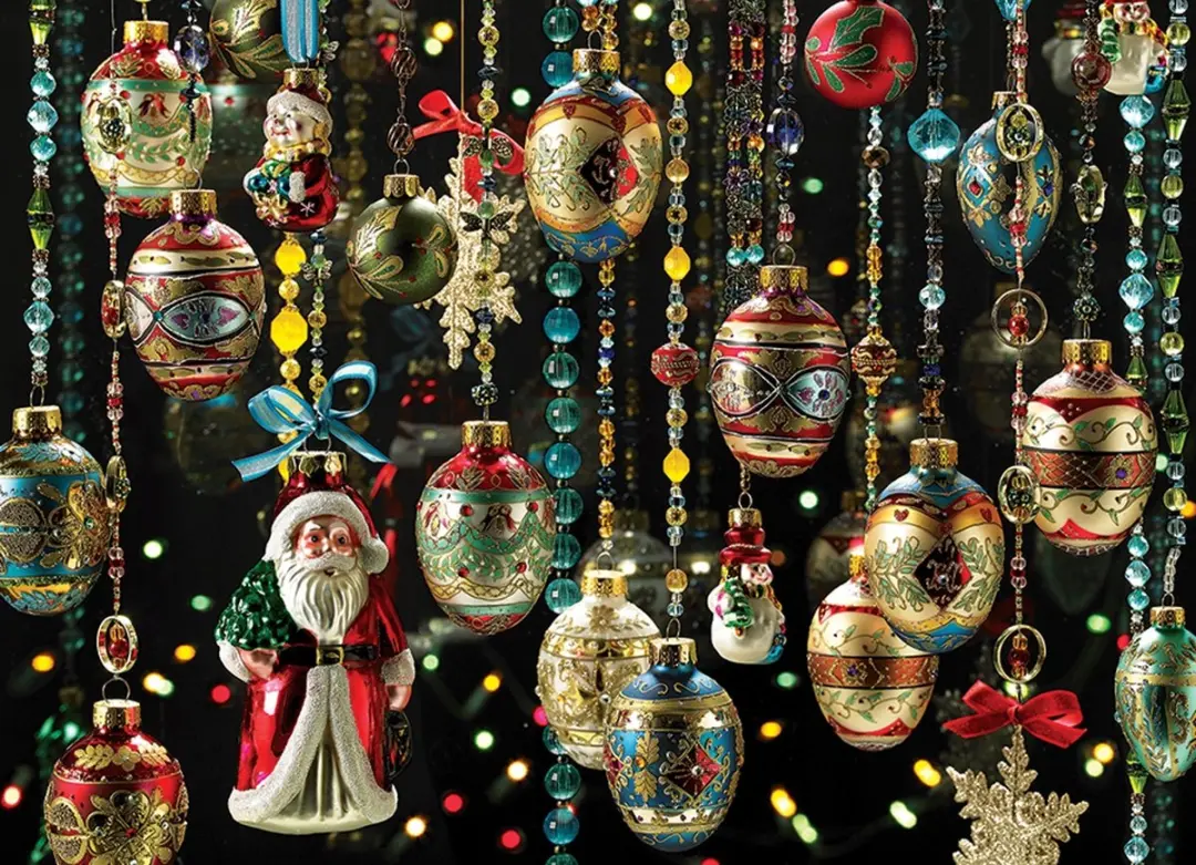 Cobble Hill Kerstpuzzel 1000 Stuks - Multicolor - afbeelding 3 van 5