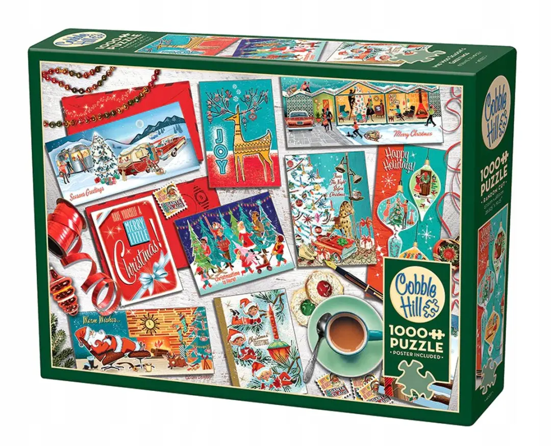 Cobble Hill Kerstkaarten Puzzel 1000 Stuks