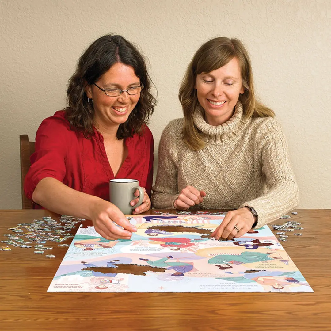 Cobble Hill 1000 Stuks Puzzel Meerkleurig - Poster Inclusief - afbeelding 6 van 6