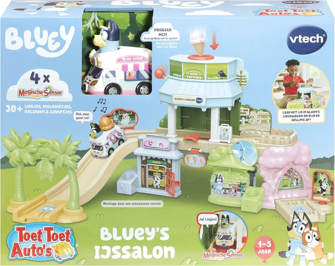VTech Toet Toet Auto's Bluey IJssalon - Meerkleurig - afbeelding 2 van 6