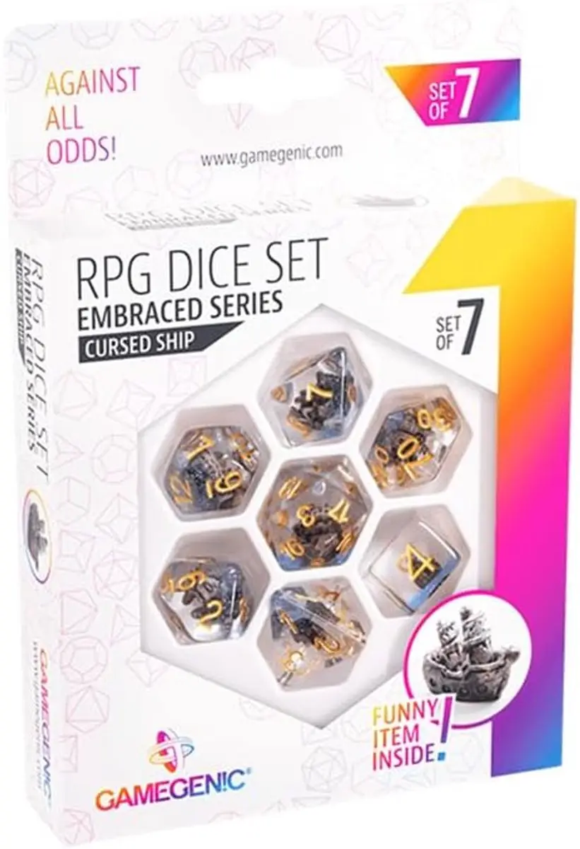 Cursed Ship dobbelstenen set (7 stuks)