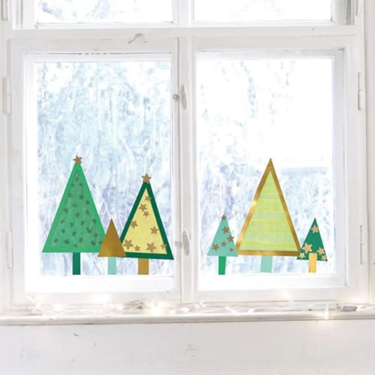 Haba Knutselpakket Raamdecoratie Kerstbomen Multicolor