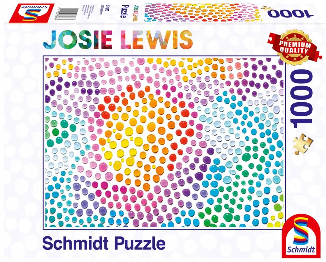 Schmidt Spiele Kleurrijke Zeepbellen Puzzel 1000 Stuks