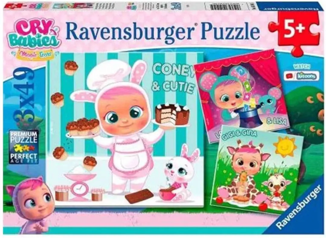 Ravensburger Cry Babies Magic Tears Puzzel 3x49 Stukjes