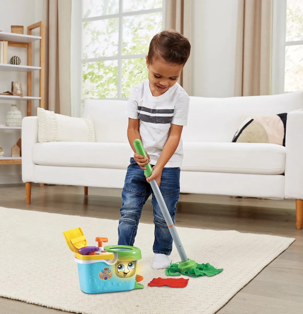 VTech Speelpret Schoonmaakset - Educatief Speelgoed - Multi - afbeelding 6 van 6