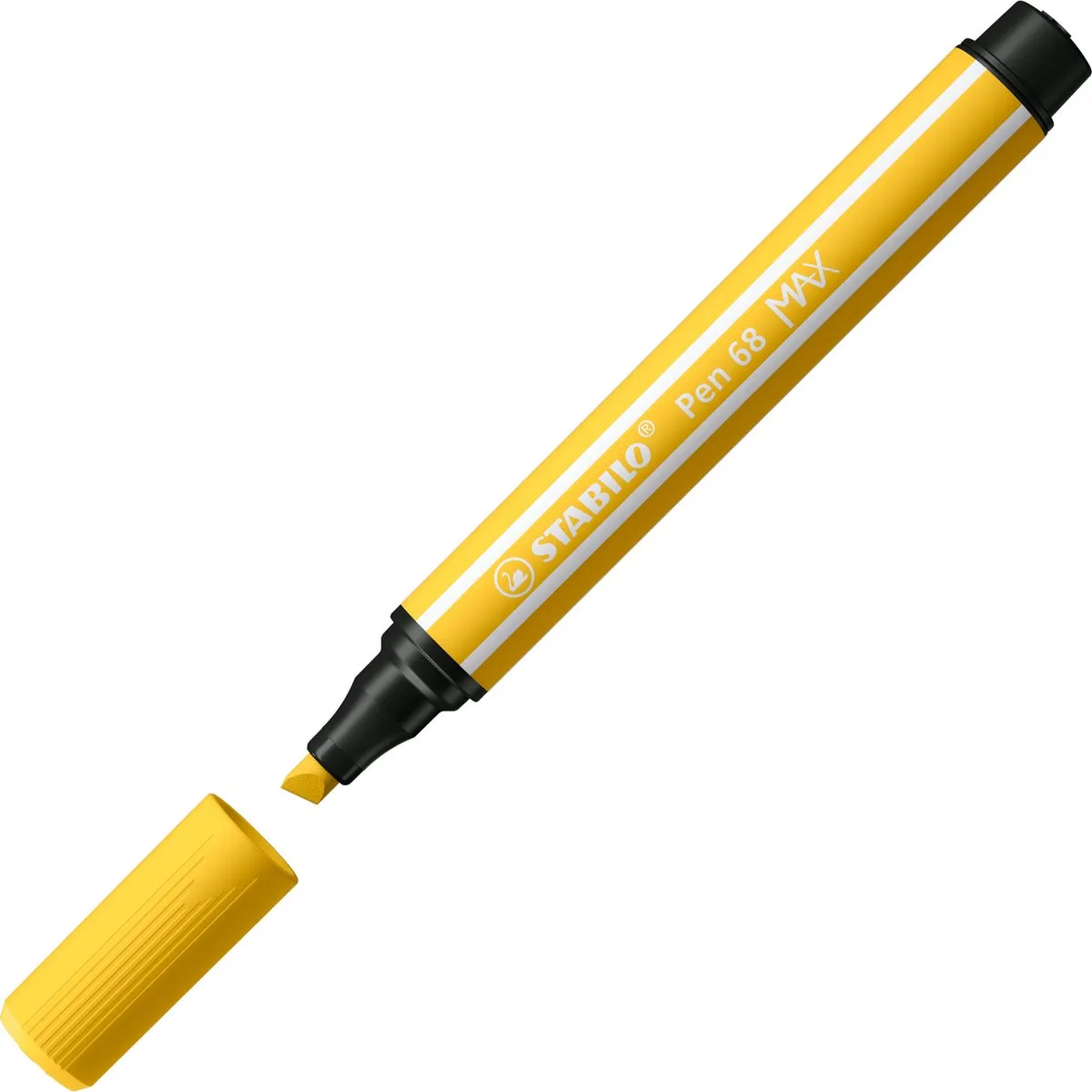 STABILO Pen 68 MAX Viltstift Geel