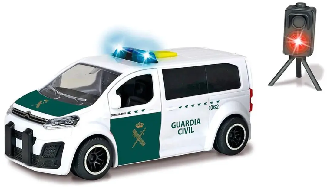 Dickie Toys Citroën Berlingo Van De Guardia Civil Met Radar 15 Cm Transparant K