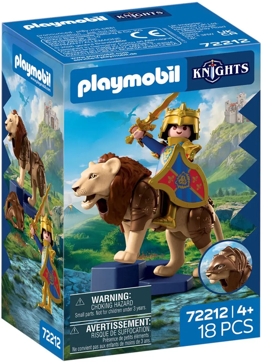 Playmobil Knights Leeuw met Gouden Ridder 72212 - afbeelding 2 van 3