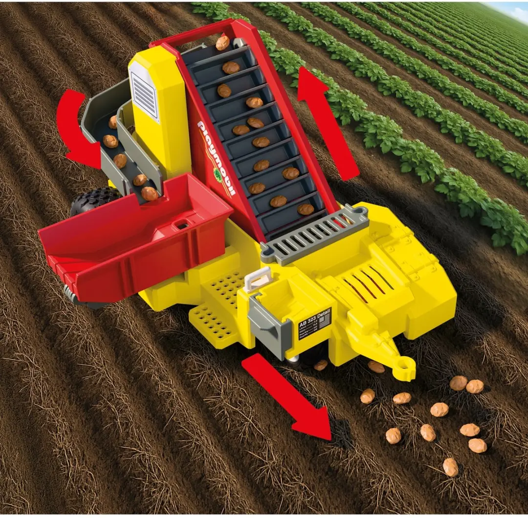 Playmobil Country Grote Tractor met Aardappelrooier 72161 - afbeelding 3 van 6