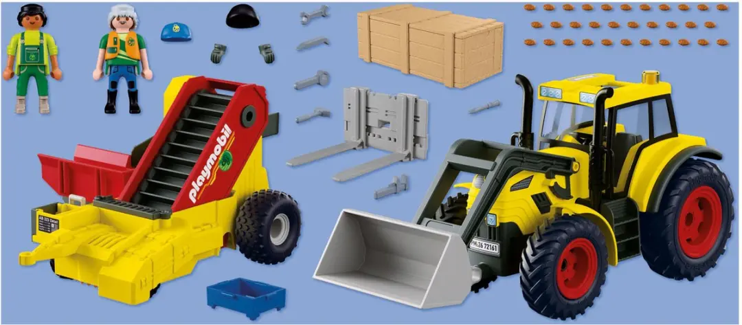 Playmobil Country Grote Tractor met Aardappelrooier 72161 - afbeelding 6 van 6