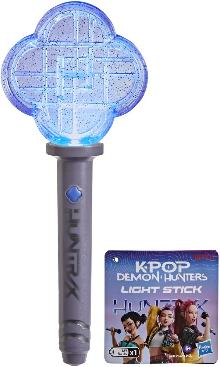 Hasbro KPop Demon Hunters HUNTR/X Elektronische Lightstick - Groen - afbeelding 2 van 6
