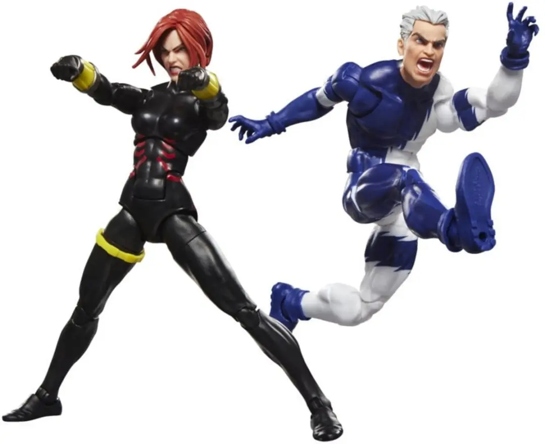 Hasbro Avengers Marvel Legends Action Figure 2-Pack Black Widow & Quicksilver