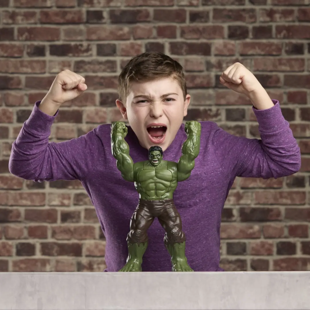 Hasbro Marvel Spider-Man Brand New Day Savage Smash Hulk Actiefiguur 30cm - G2446 - afbeelding 5 van 6