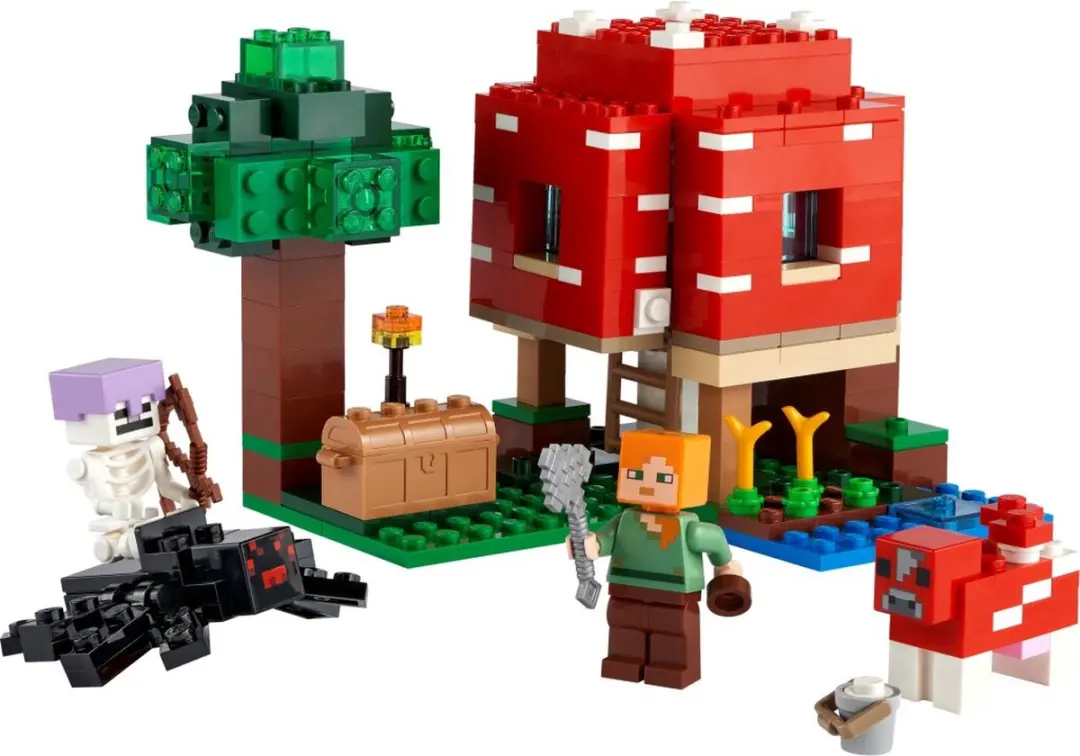 Lego Minecraft 21179 The Mushroom House
