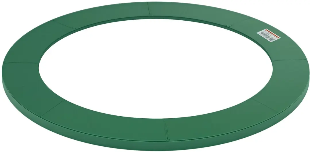 HOMCOM rond vervangend trampolinekussen van PVC, 305x305 cm, groen