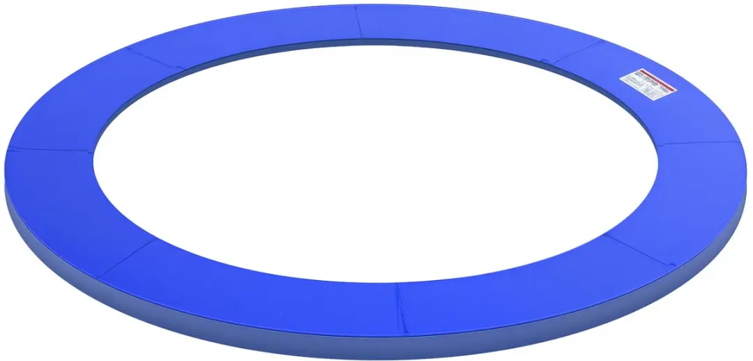 HOMCOM rond vervangend trampolinekussen van PVC, 244 x 244 x 0,04 cm, blauw