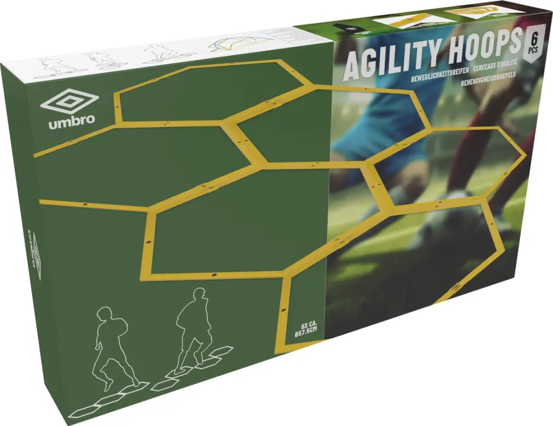 Umbro Agility Hoepels 57,5 cm Geel - afbeelding 4 van 4