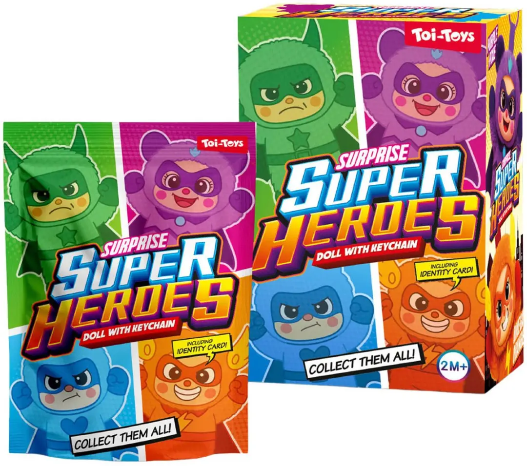 Pluchen Figuur Sleutelhanger Super Hero