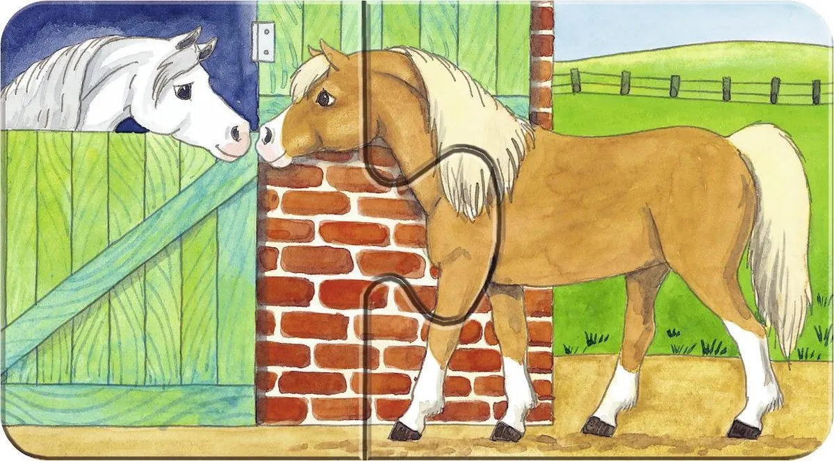 Ravensburger My First Puzzels Op de Boerderij - 9x2 Stuks