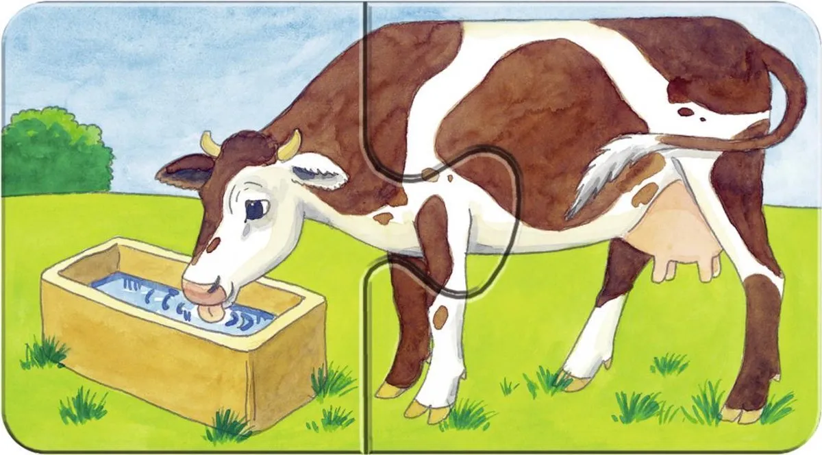 Ravensburger My First Puzzels Op de Boerderij - 9x2 Stuks - afbeelding 6 van 6