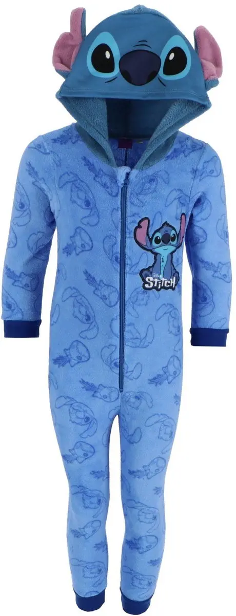 Lilo & Stitch Kledingset - Badjas & Onesie 122/128 - Blauw - afbeelding 2 van 3