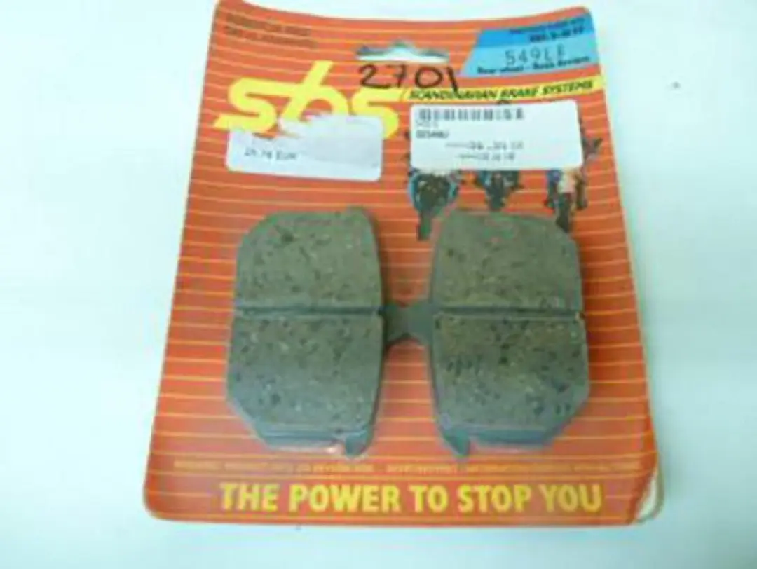 sbs remblokje voor harley davidson 1100 xlh sportster 1985 tot 1986 549h nieuw