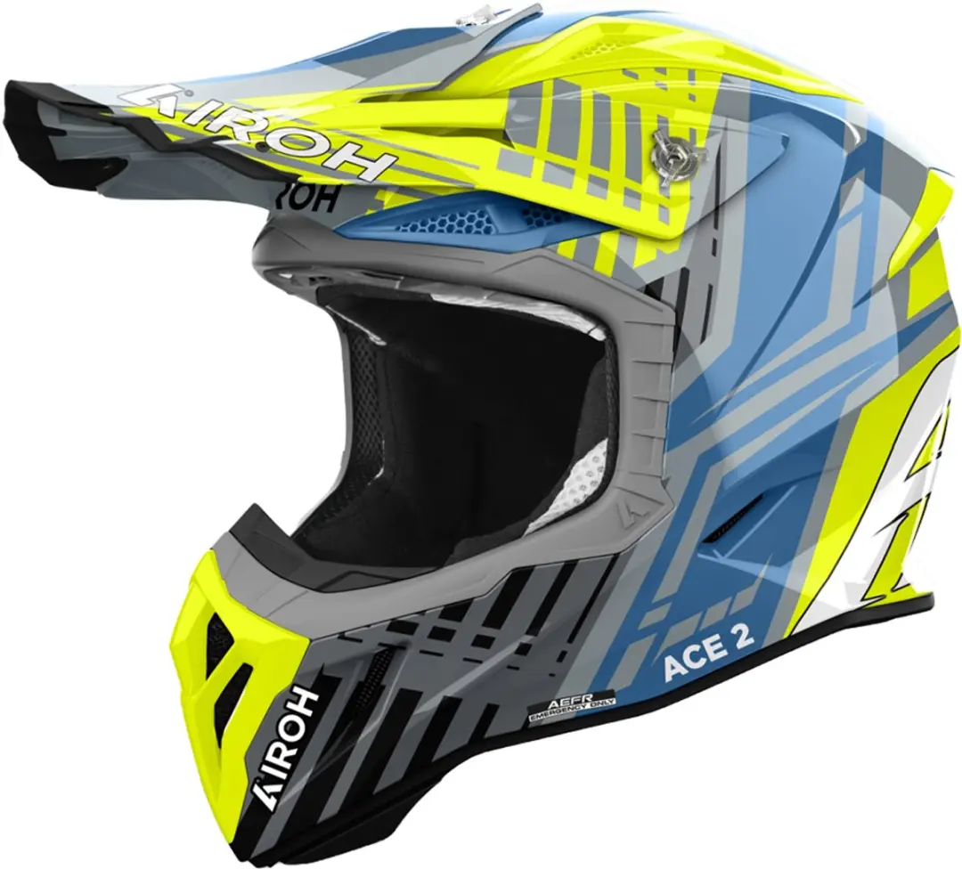 Airoh Aviator Ace 2 Proud Geel Glanzend Offroad Helm