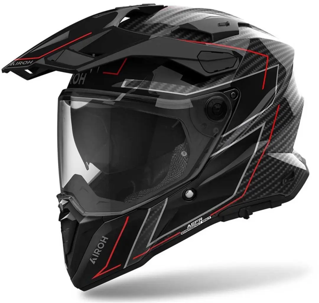 Airoh Helmet Commander 2 Carbon Stylish Gloss