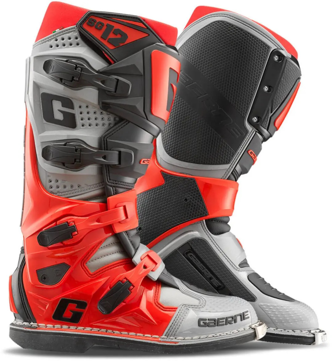 Gaerne SG-12 Grijs Zwart Oranje Crosslaarzen