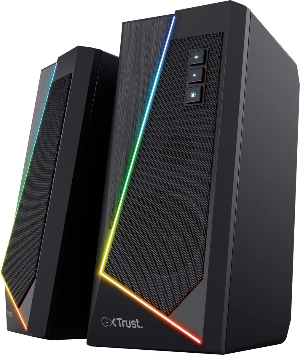 Trust GXT 609 Zoxa Speaker Set - 12W - RGB Verlichting - Zwart