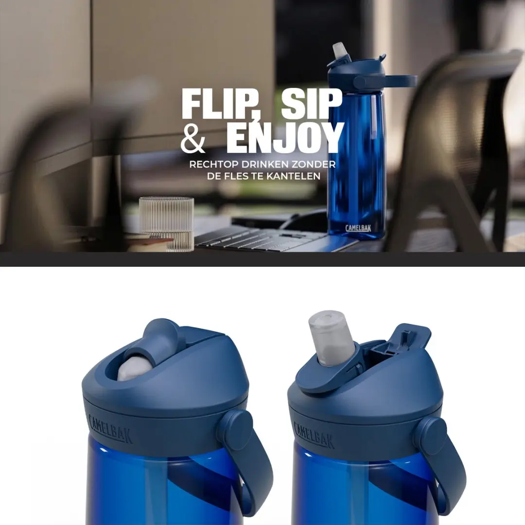 CamelBak Thrive Flip Straw 750ml Drinkfles - Blauw