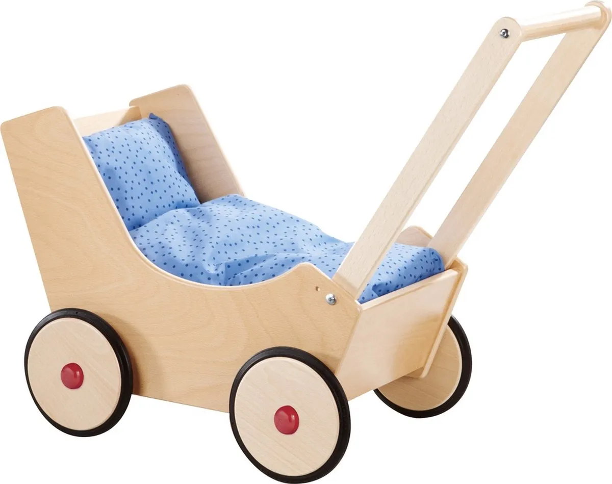 Haba Poppenwagen Hout 1001624001 - Naturel